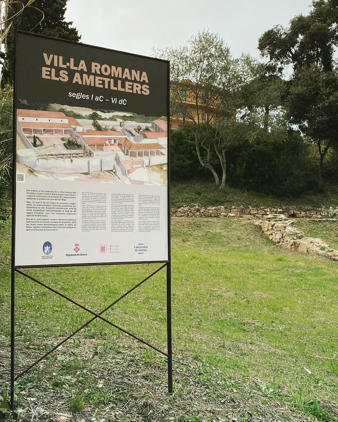 Vil·la romana dels Ametllers: el patrimoni romà de Tossa de Mar, explicat a peu de jaciment
